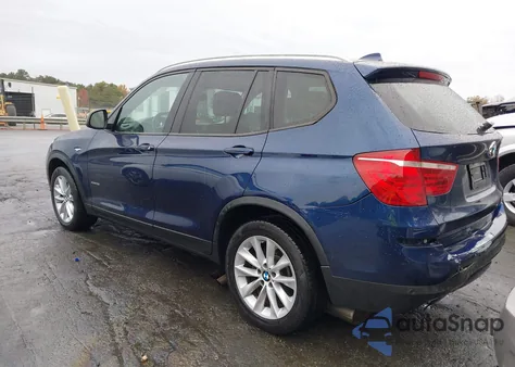 2017 BMW X3 xDrive28I из США, поврежденный, VIN 5UXWX9C31H0W75544